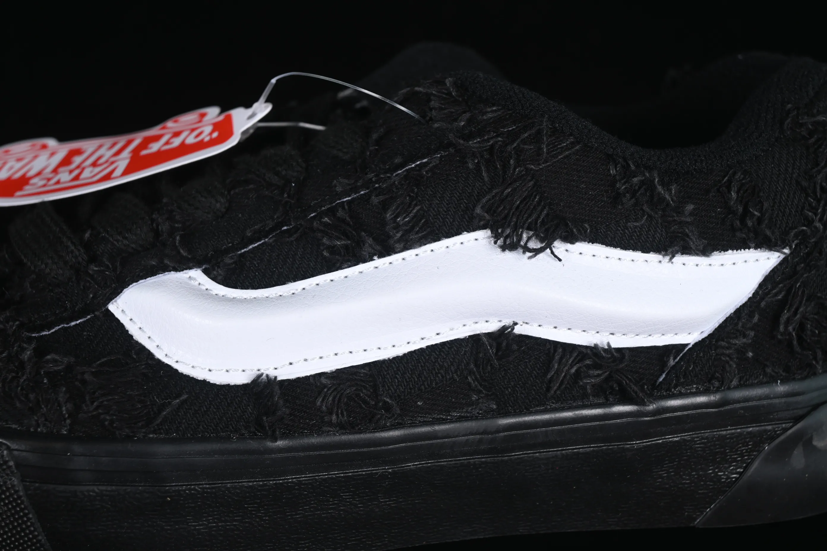 All categories Vans Vans series Vans Low Vans low-top Vans Knu Skool Vans denim rag low-top retro casual fat bread shoes VN0009QCBMA